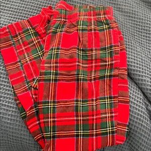 Old Navy Red and Green Plaid Pajama Pants